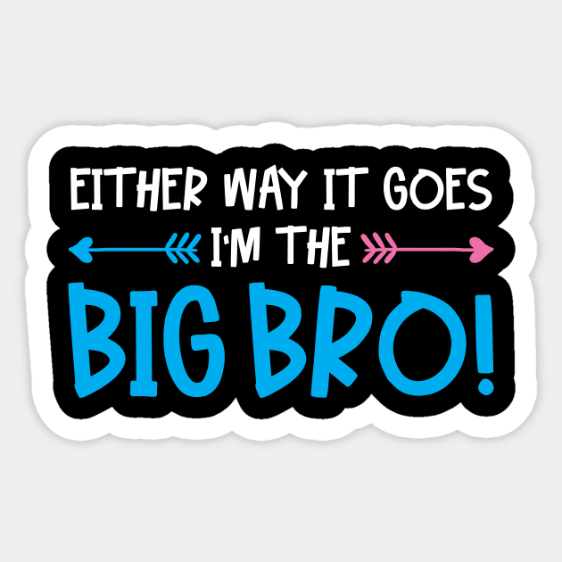 Gender Reveal Big Bro Big Brother Sticker by KAWAIITEE